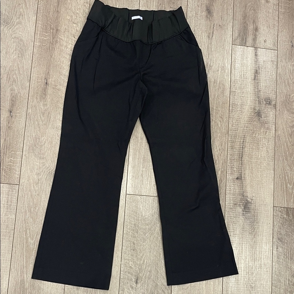 Gap Maternity Ankle Stretch Black Pants Size 10